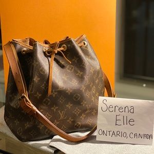 📣📣📣📣auction. Authentic Vintage Louis Vuitton Petit Noe- no reserve. LOCAL PU